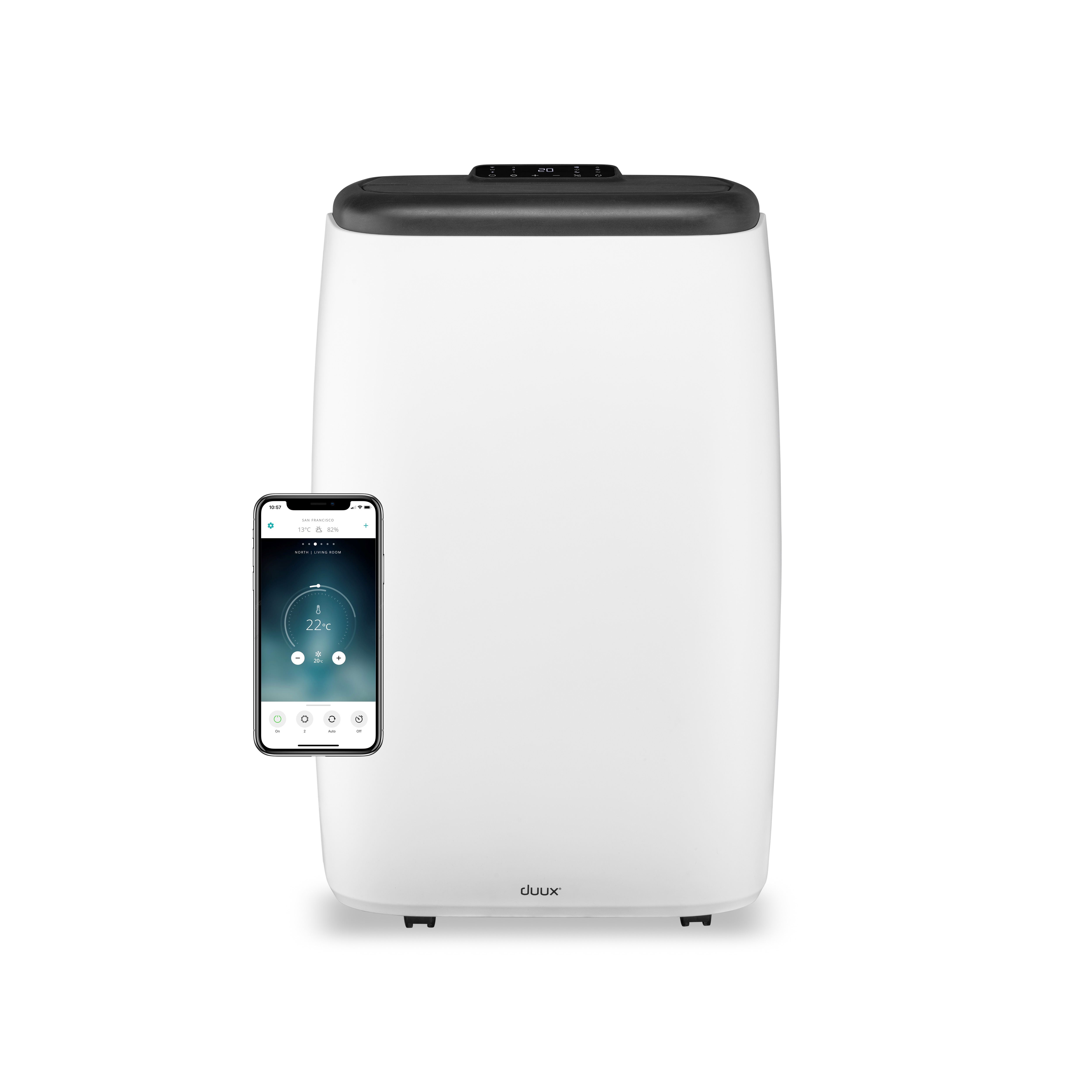 Duux DXMA13 North Smart Mobile 18000BTU Mobiele airco Wit aanbieding