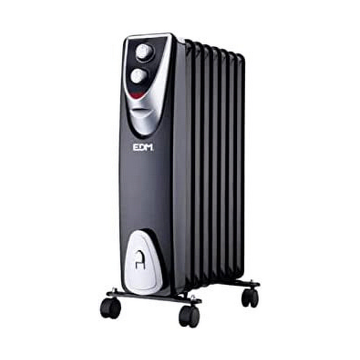 Verwarming EDM Black Edition Zwart/Gris 1500 W aanbieding