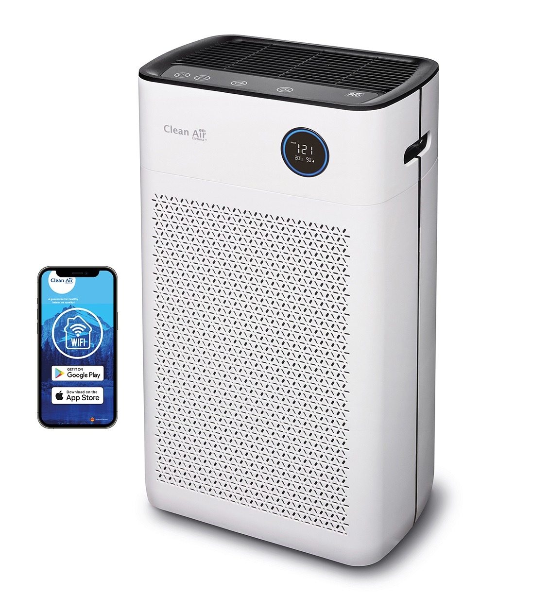 Clean Air Optima CA-509Pro Smart Luchtreiniger Wit aanbieding