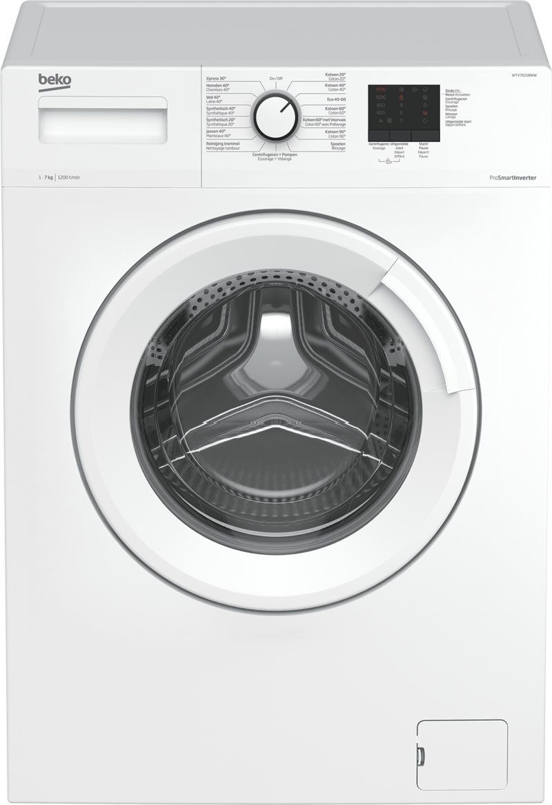 Beko WTV7611BWW Wasmachine Wit aanbieding