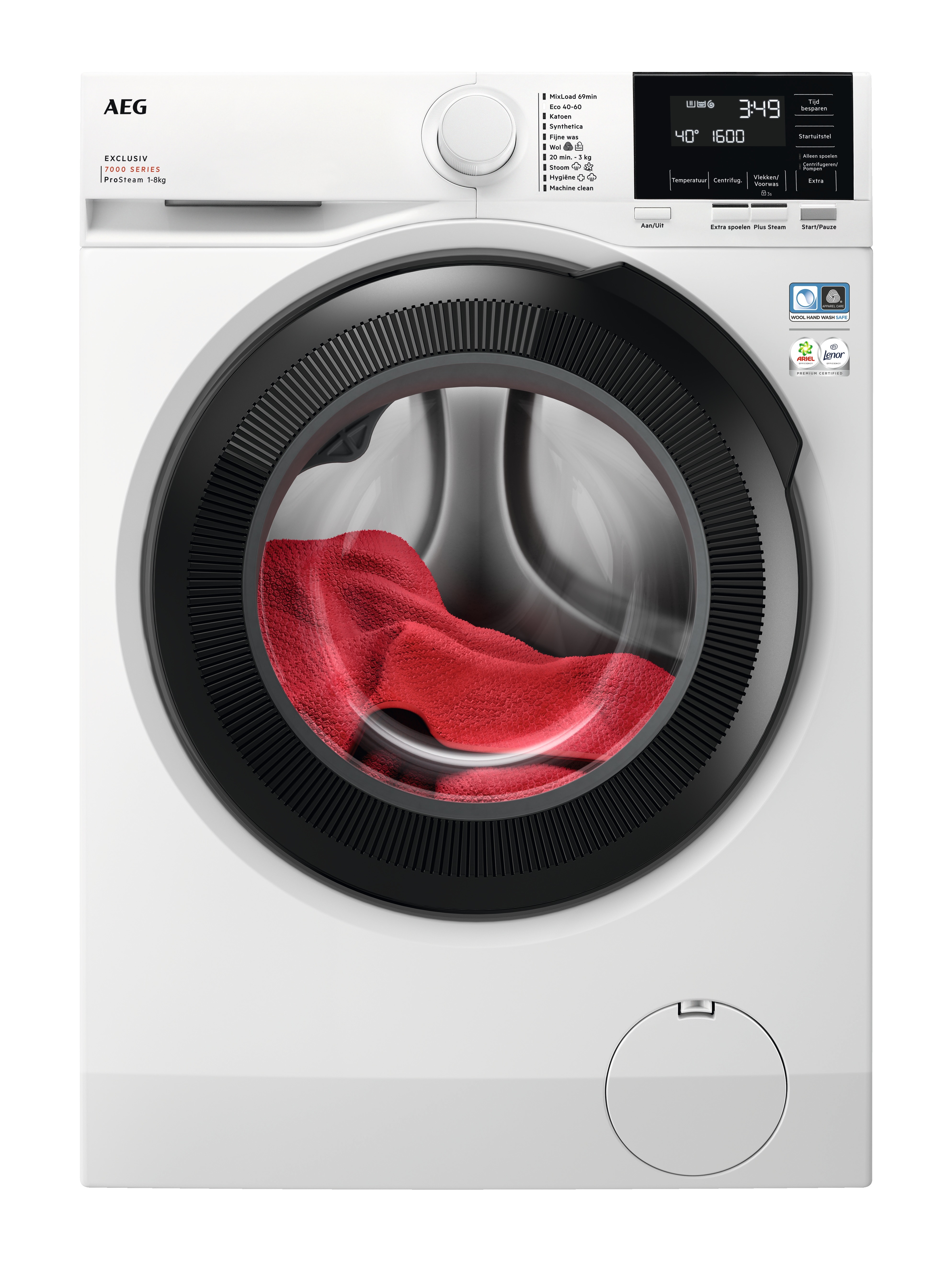 AEG LR7BREMEN ProSteam Wasmachine Wit aanbieding