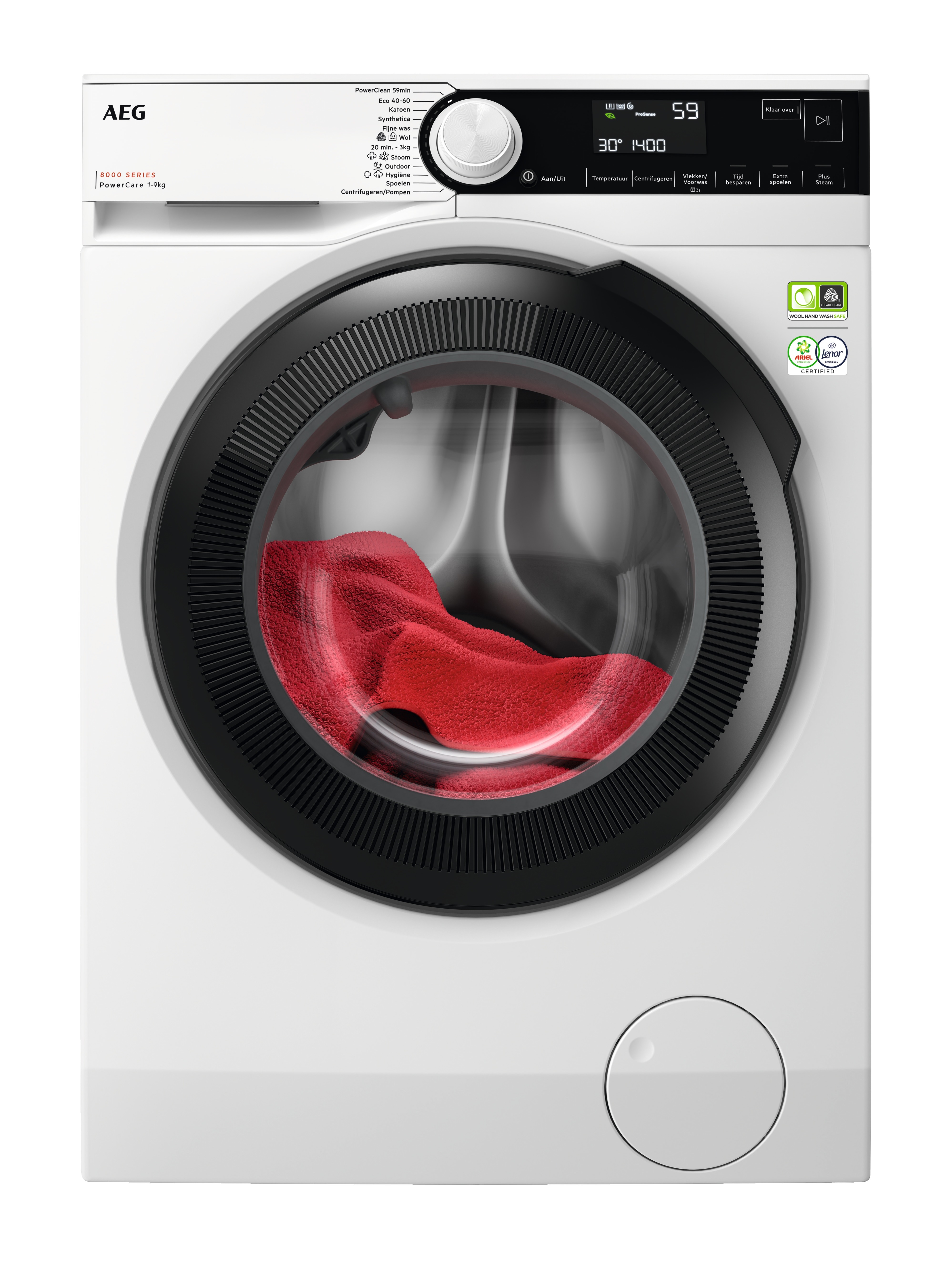 AEG LR85944 PowerCare Wasmachine Wit aanbieding