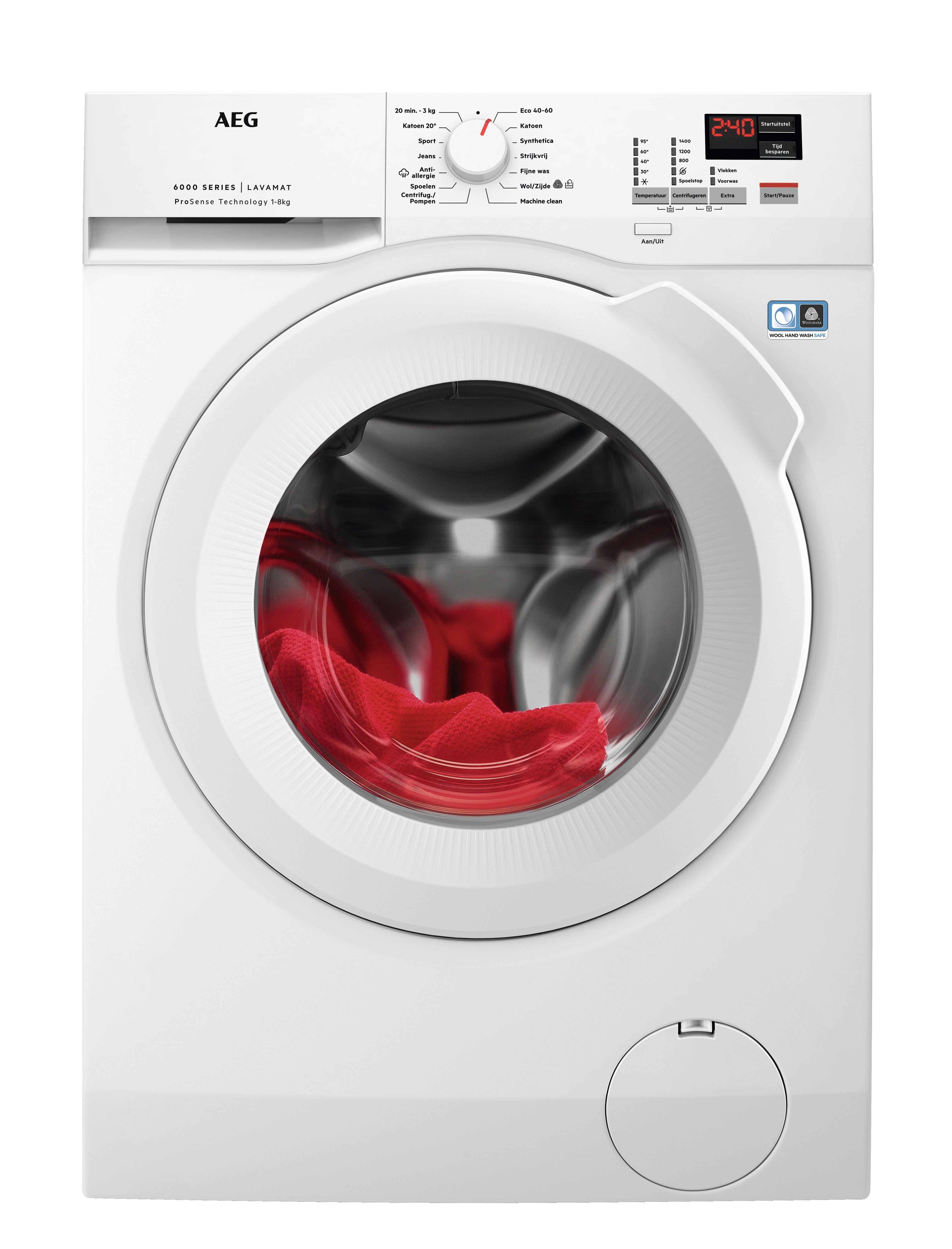 AEG LF6KIEL ProSense Wasmachine Wit aanbieding