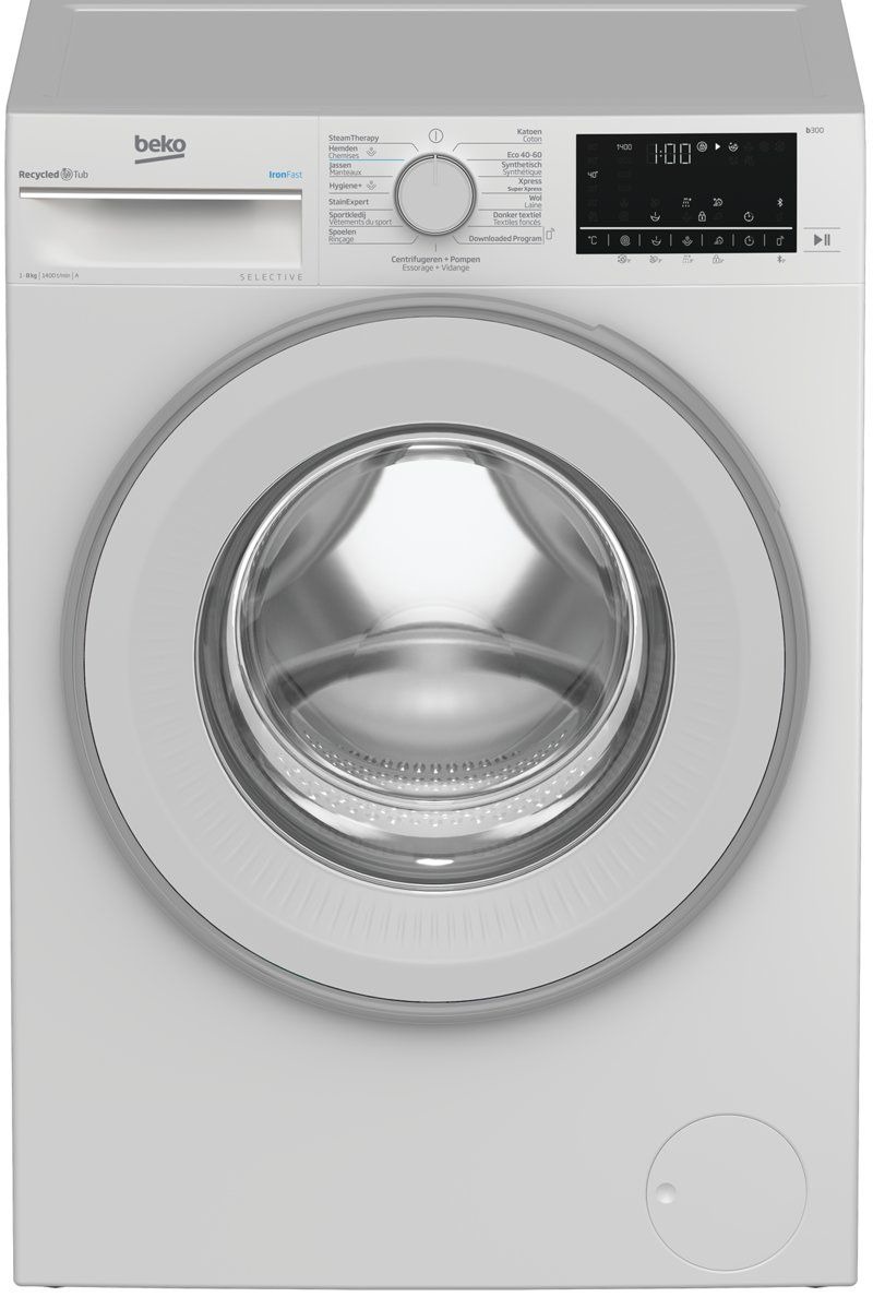 Beko B3WT5841WS2 - IronFast Wasmachine Wit aanbieding