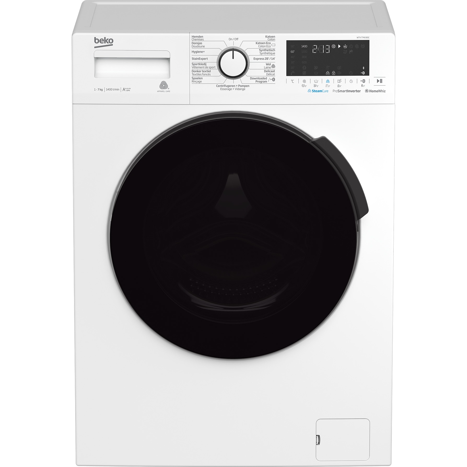 Beko WTV7744BSC1 Wasmachine Wit aanbieding