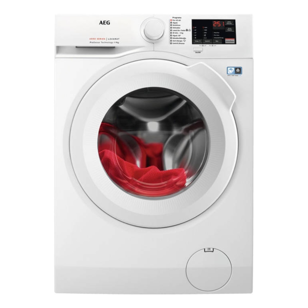 Wasmachine AEG L6FBI947P 9 kg 1400 rpm Wit 1400 rpm 9 kg aanbieding