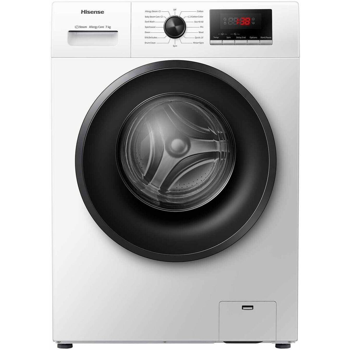 Wasmachine Hisense WFVB7012EM Wit 60 cm 1200 rpm 7 kg aanbieding