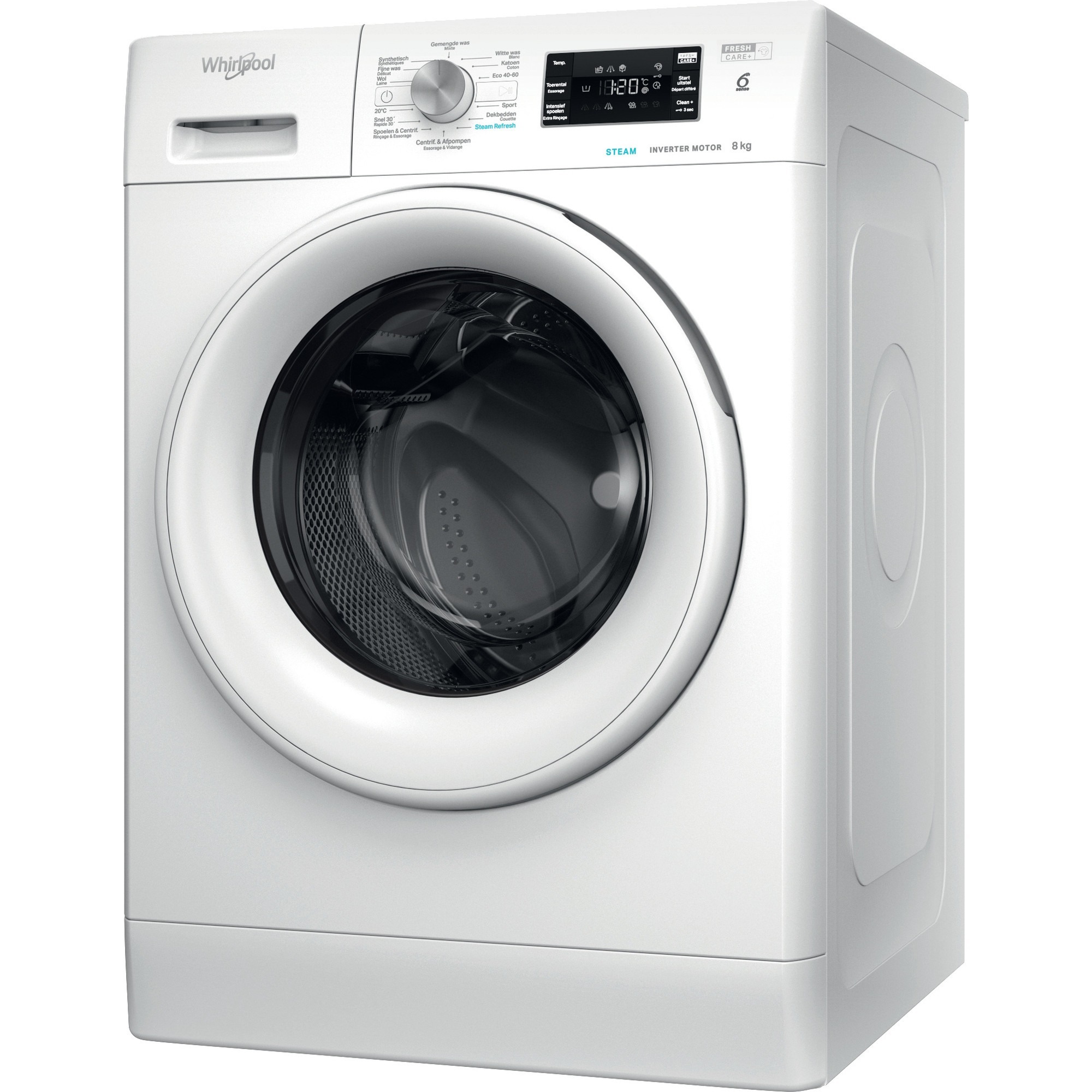 Whirlpool FFBBE 8458 WEV Wasmachine Wit aanbieding