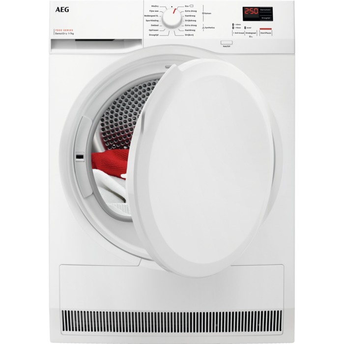 AEG TR717L0Z SensiDry Warmtepompdroger Wit aanbieding