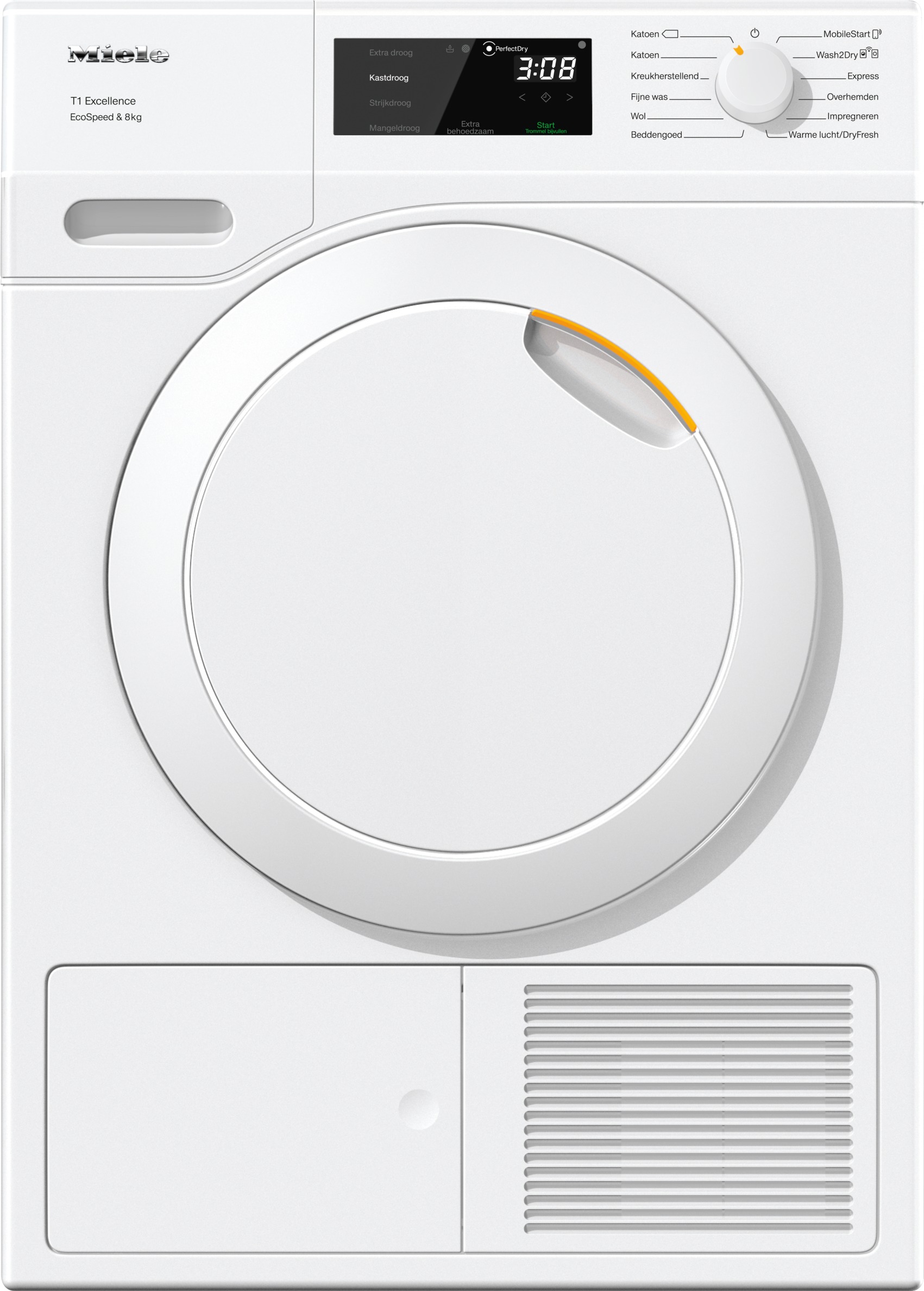 Miele TEC 575 WP Ecospeed Warmtepompdroger Wit aanbieding