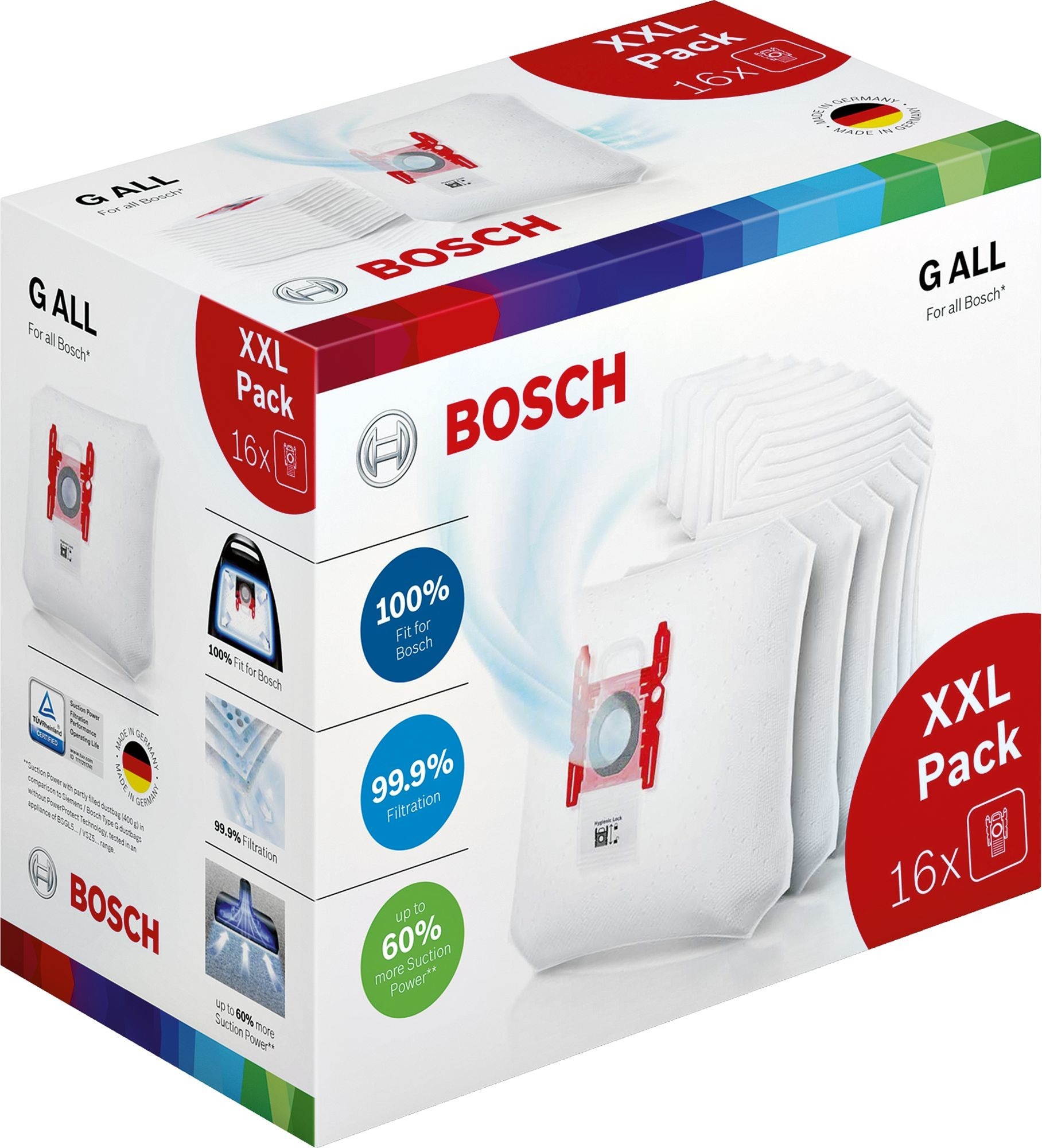 Bosch BBZ16GALL Stofzak Wit aanbieding