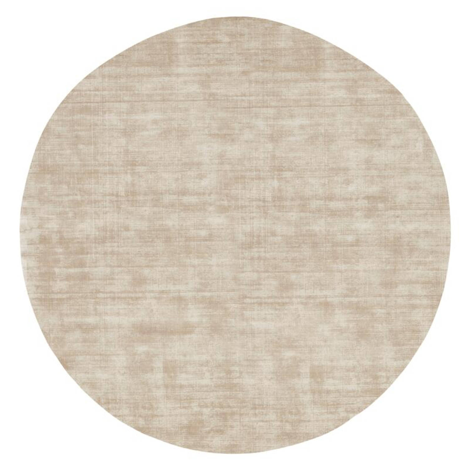 MUST Living Carpet La Belle round small,Ø150 cm, beige, 100% viscose aanbieding