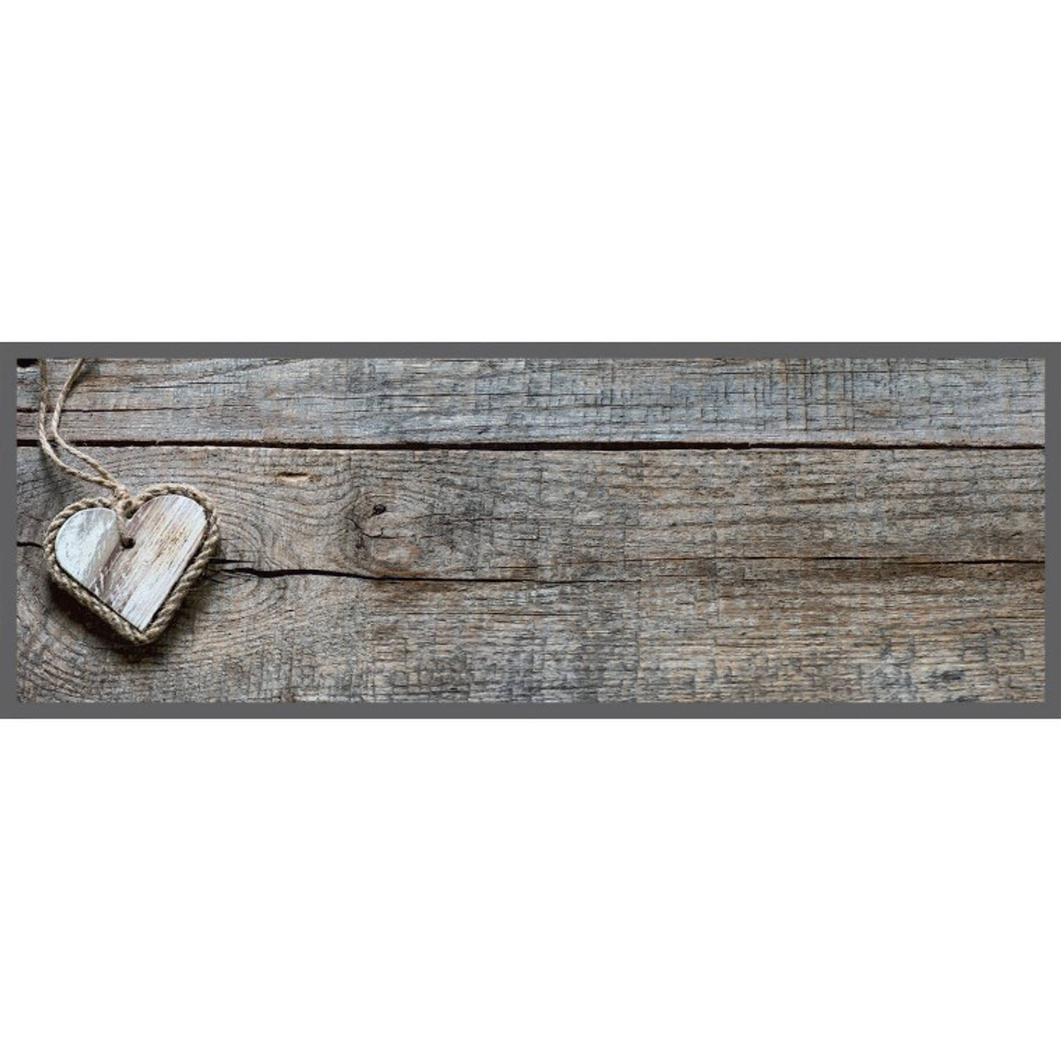 MD Entree - Keukenloper - Cook&Wash - Heart Wood - 50 x 150 cm aanbieding