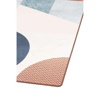 Tarkett vloerkleed Finally Vinyl™ Gemengde materialen - blauw - 166x196 cm - Leen Bakker aanbieding