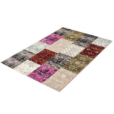 Lifa Living Patchwork - 80 x 150 cm Multicolor - Leen Bakker aanbieding