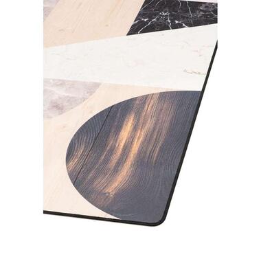 Tarkett vloerkleed Finally Vinyl™ Gemengde materialen - zwart - 166x196 cm - Leen Bakker aanbieding