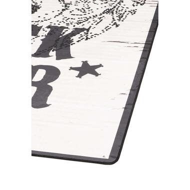 Tarkett vloerkleed Finally Vinyl™ Rockstar - zwart - 125x196 cm - Leen Bakker aanbieding