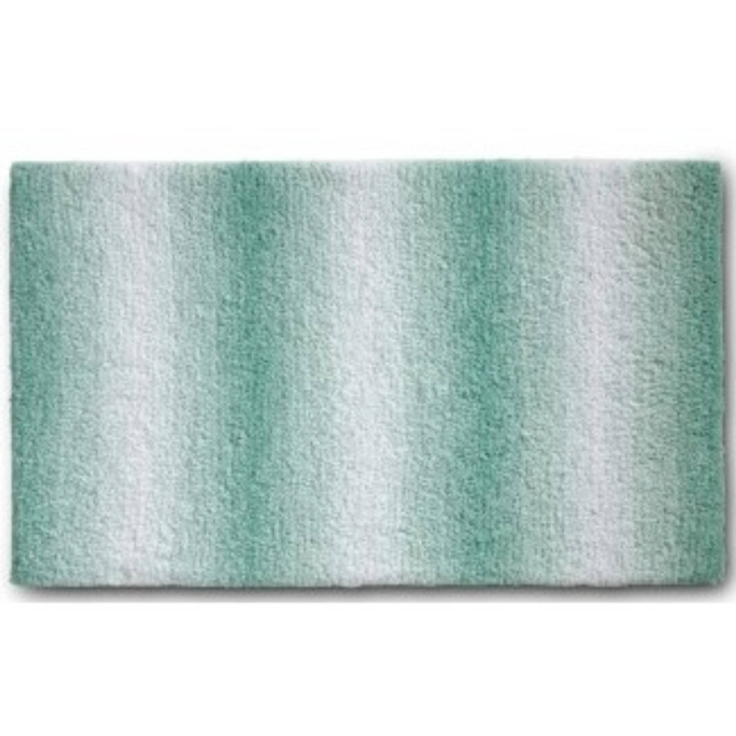 Kela - Badmat, 100 x 60 cm, Polyester, Jade Groen - Kela Ombre aanbieding