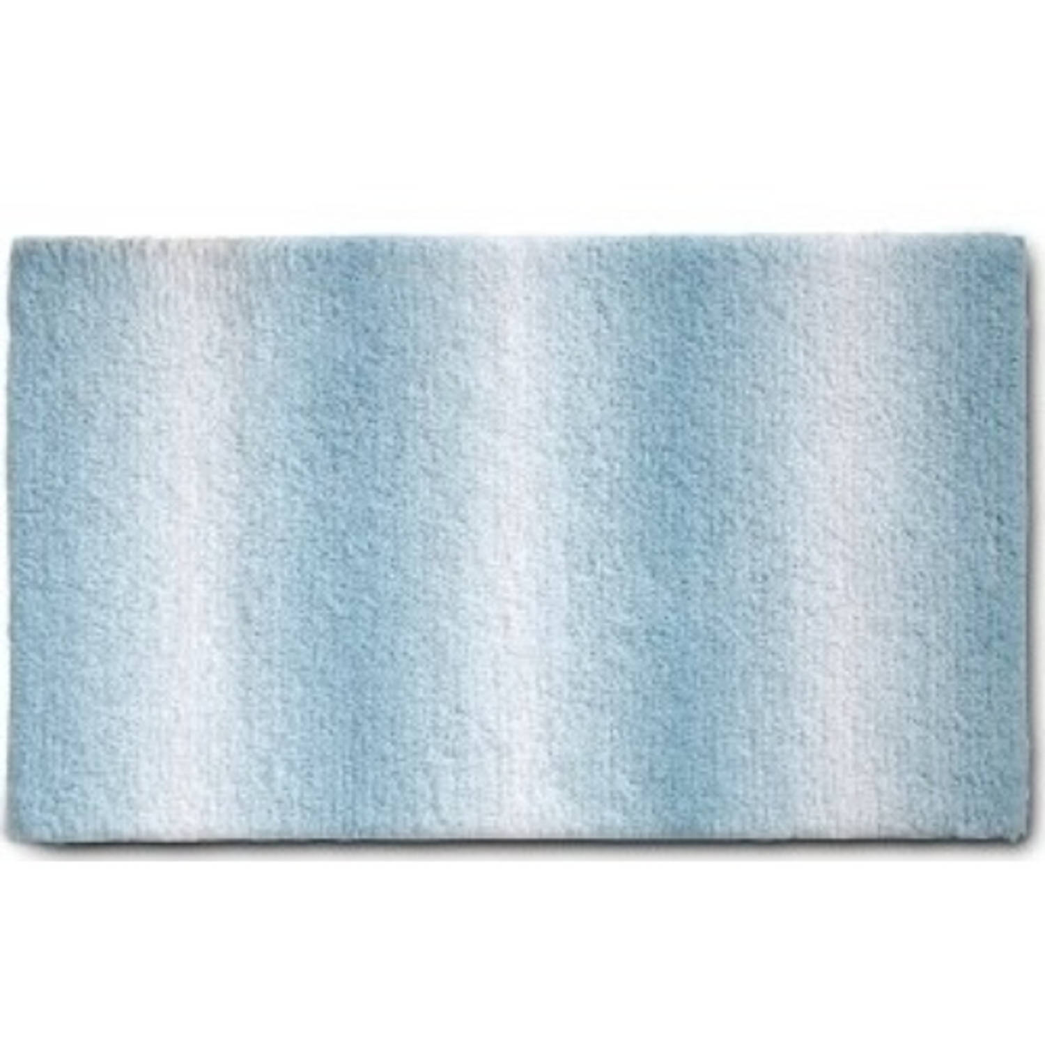 Kela - Badmat, 65 x 55 cm, Polyester, Freeze Blue - Kela Ombre aanbieding