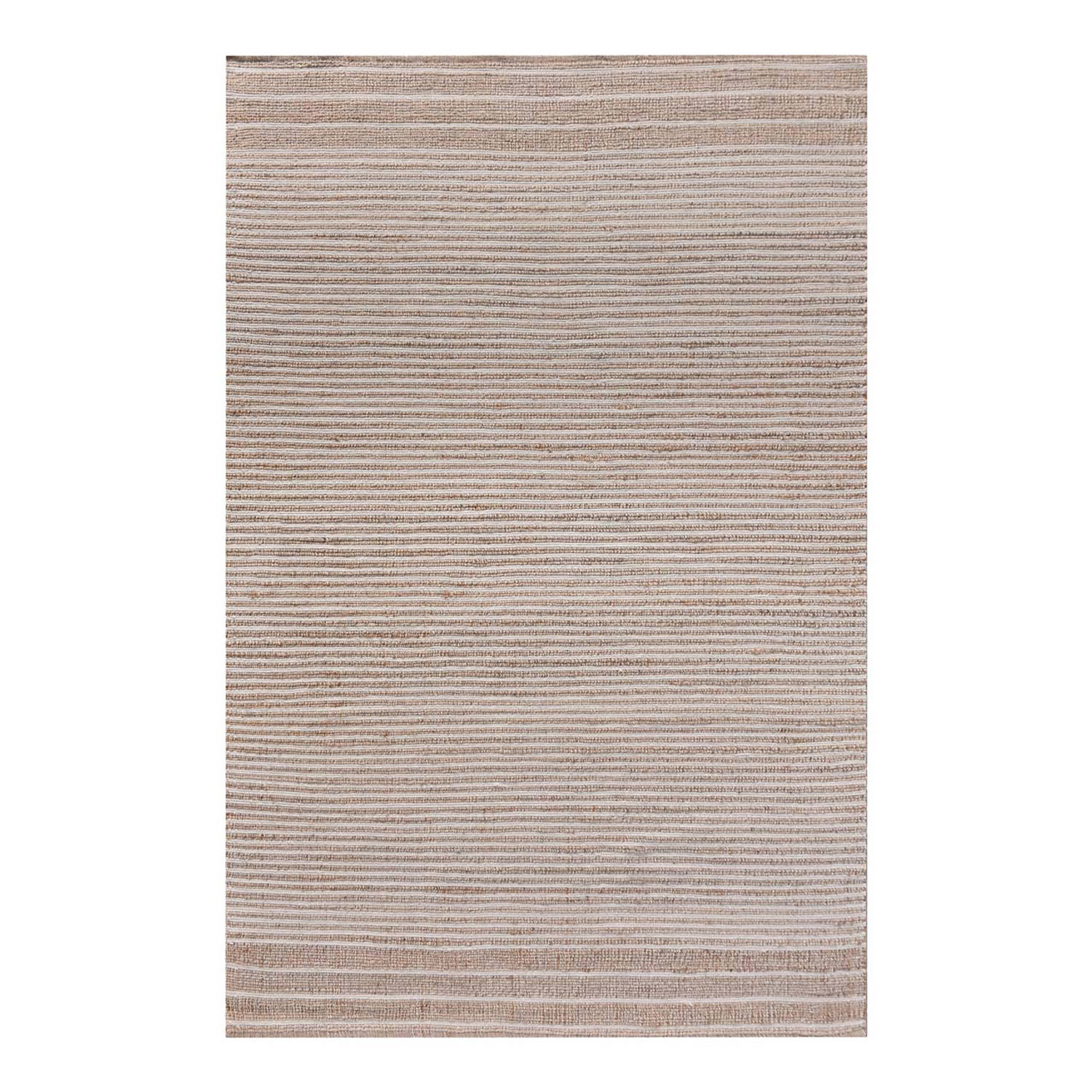 Malda vloerkleed handgeweven 200x300cm naturel, offwhite. aanbieding