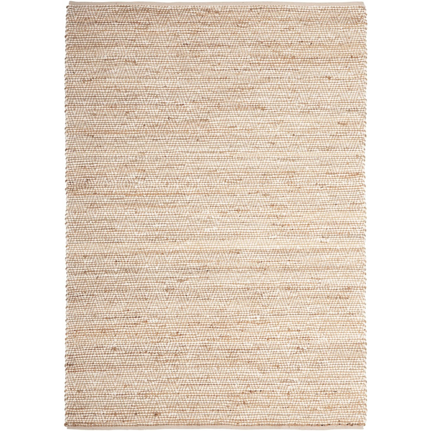 MUST Living Carpet Carnelian small,160x230 cm, Ivory, Hemp & Cotton aanbieding