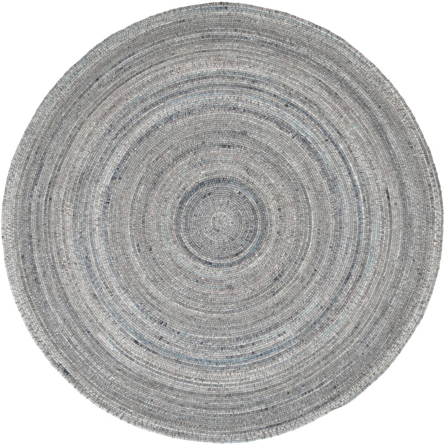 MUST Living Carpet Sterling round large,Ø200 cm, Blue, 80% wool 20%... aanbieding