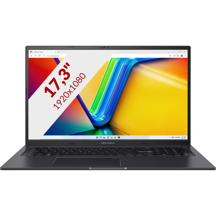 ASUS VivoBook 17X M3704YA-AU075W laptop R5 7530U | Radeon Graphics | 16 GB | 512 GB SSD aanbieding