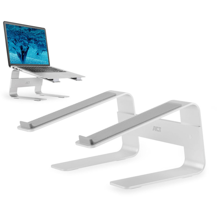 ACT Connectivity Laptopstandaard aluminium standaard aanbieding