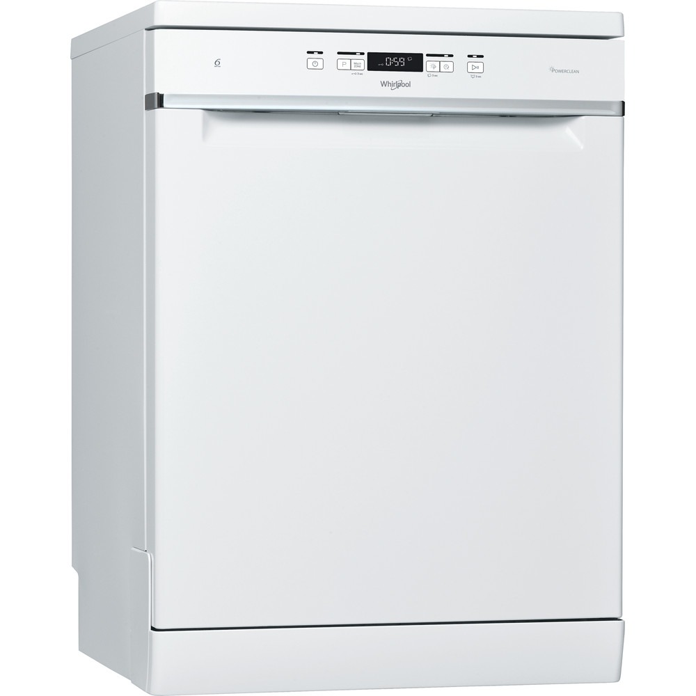 Whirlpool WFC 3C34 P Vrijstaande vaatwasser Wit aanbieding