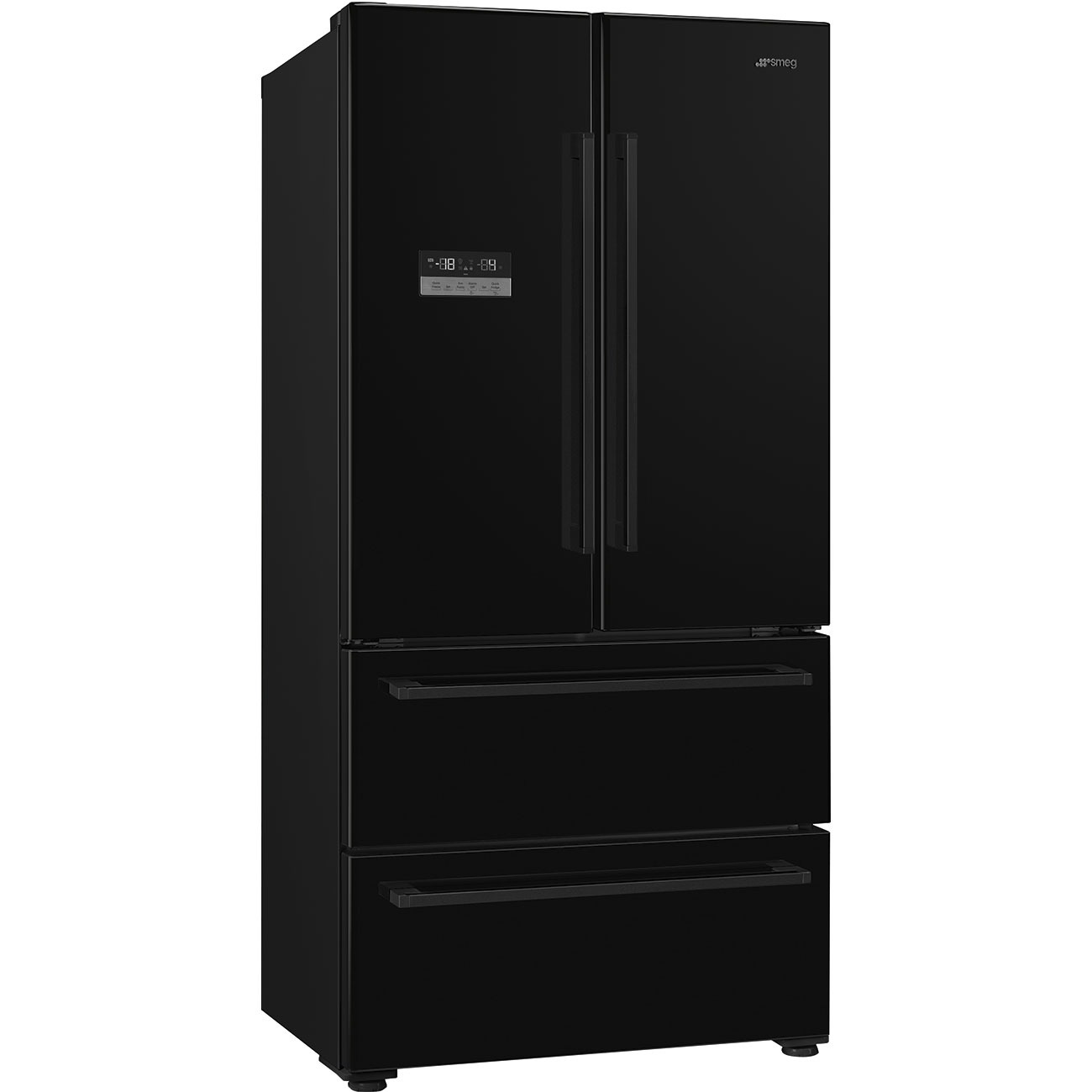 Smeg FQ55FNDF Amerikaanse koelkast Zwart aanbieding
