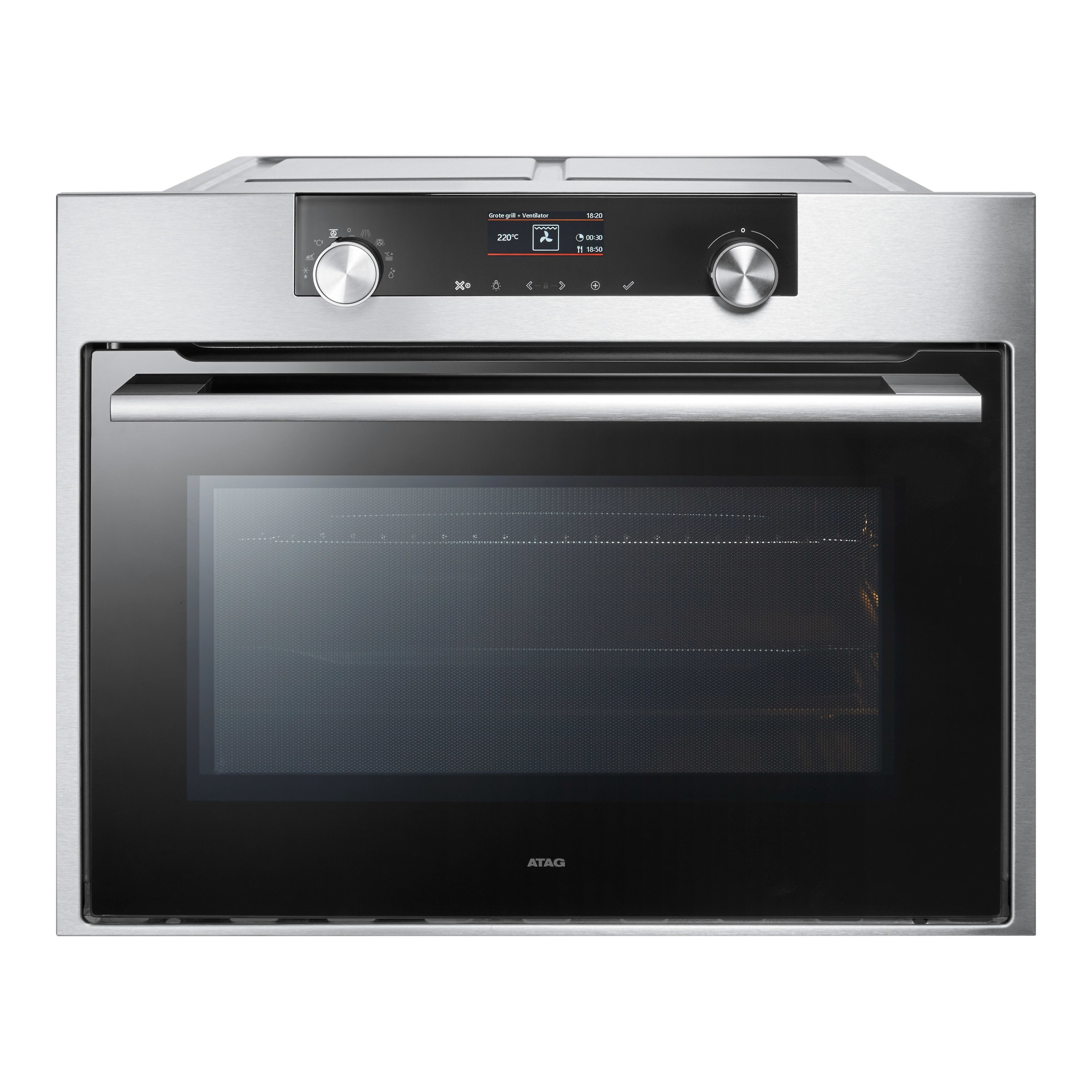 Atag BCM4611C Inbouw ovens met magnetron Zwart aanbieding