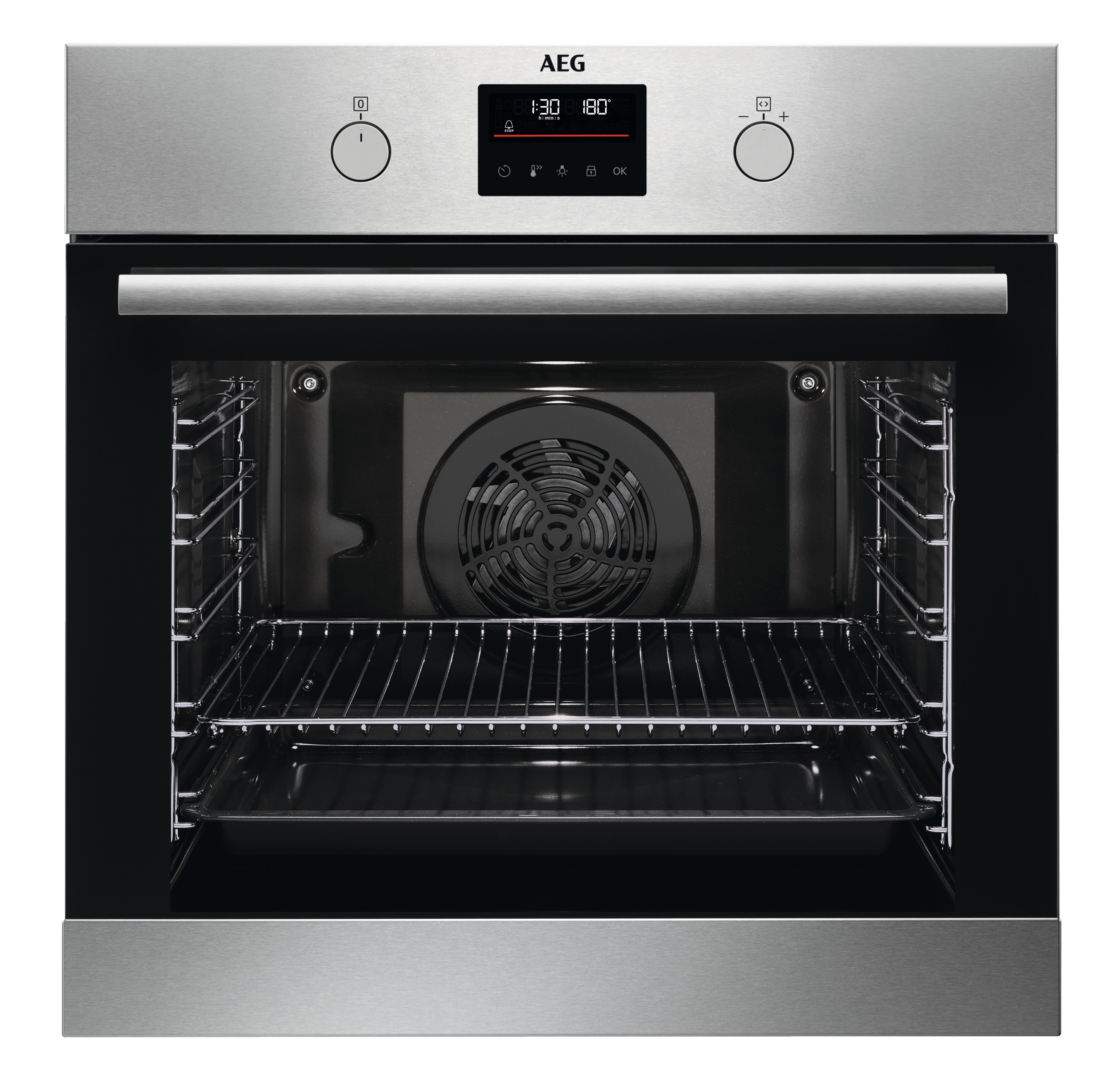 AEG BPB335061M Inbouw oven Rvs aanbieding