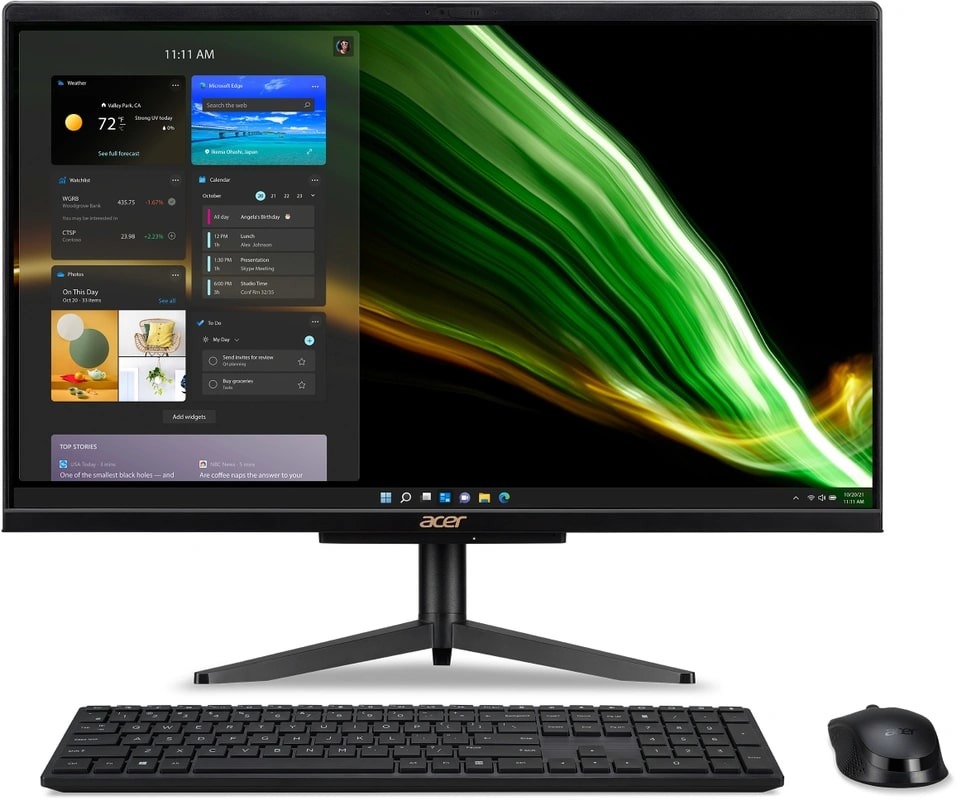 Acer Aspire (C24-1600 IN45 NL) All-in-one PC Zwart aanbieding