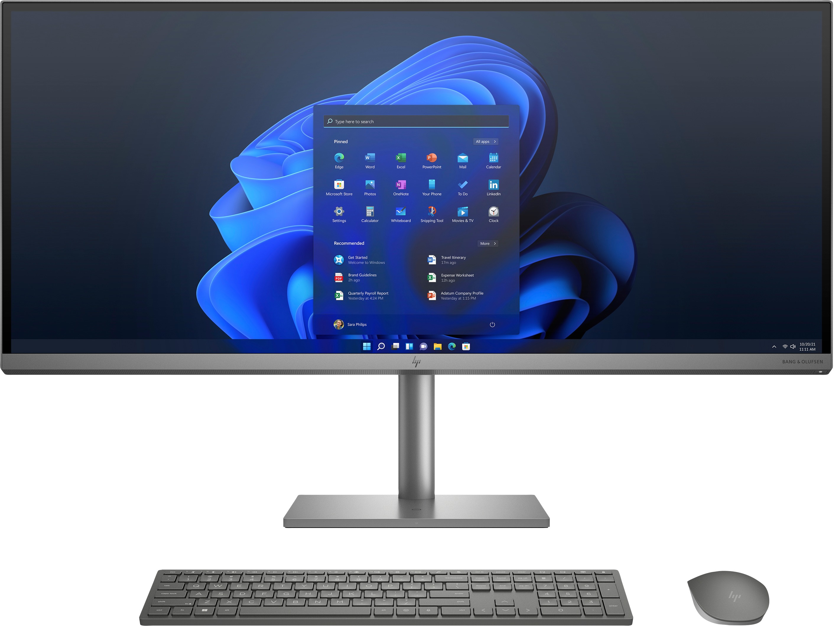 HP ENVY 34-c1540nd All-in-one PC Zilver aanbieding