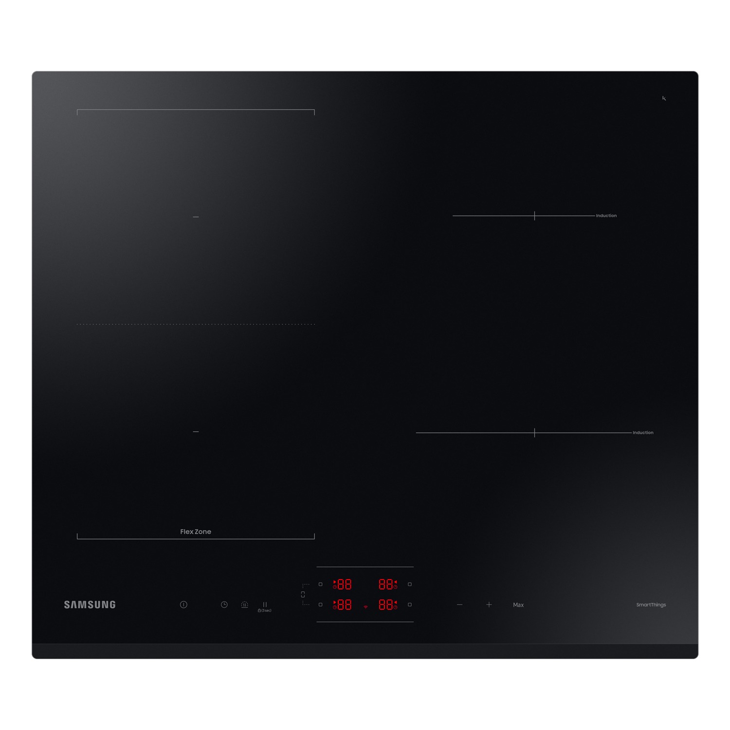 Samsung NZ64B5045GK/U1 Inductie inbouwkookplaat Zwart aanbieding