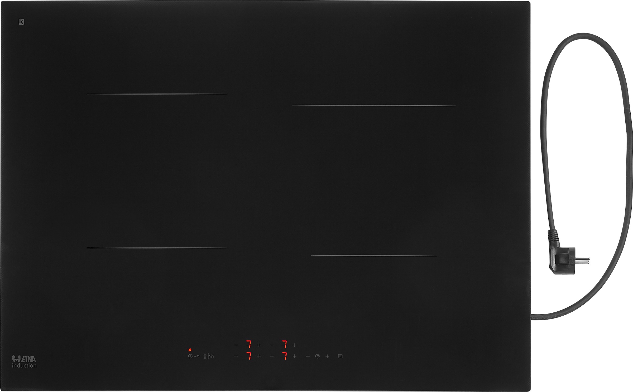 Etna KIS670ZT Inductie inbouwkookplaat Zwart aanbieding