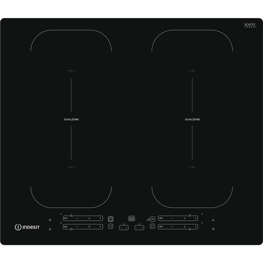 Indesit IB 88B60 NE Inductie inbouwkookplaat Zwart aanbieding