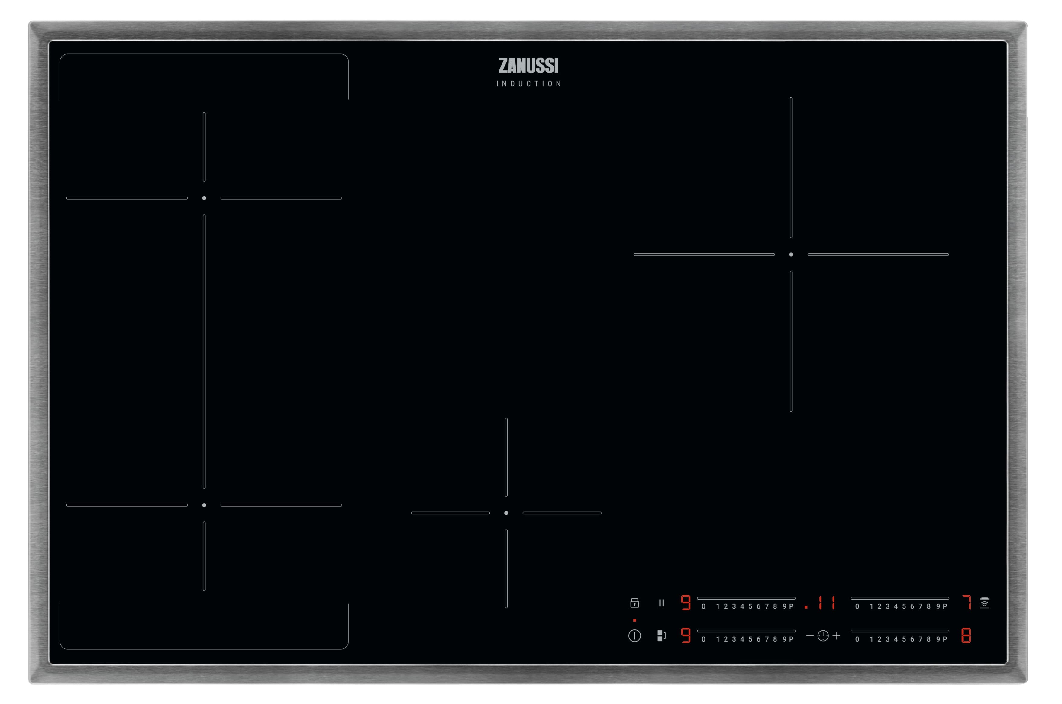 Zanussi ZIFN844X Inductie inbouwkookplaat Zwart aanbieding