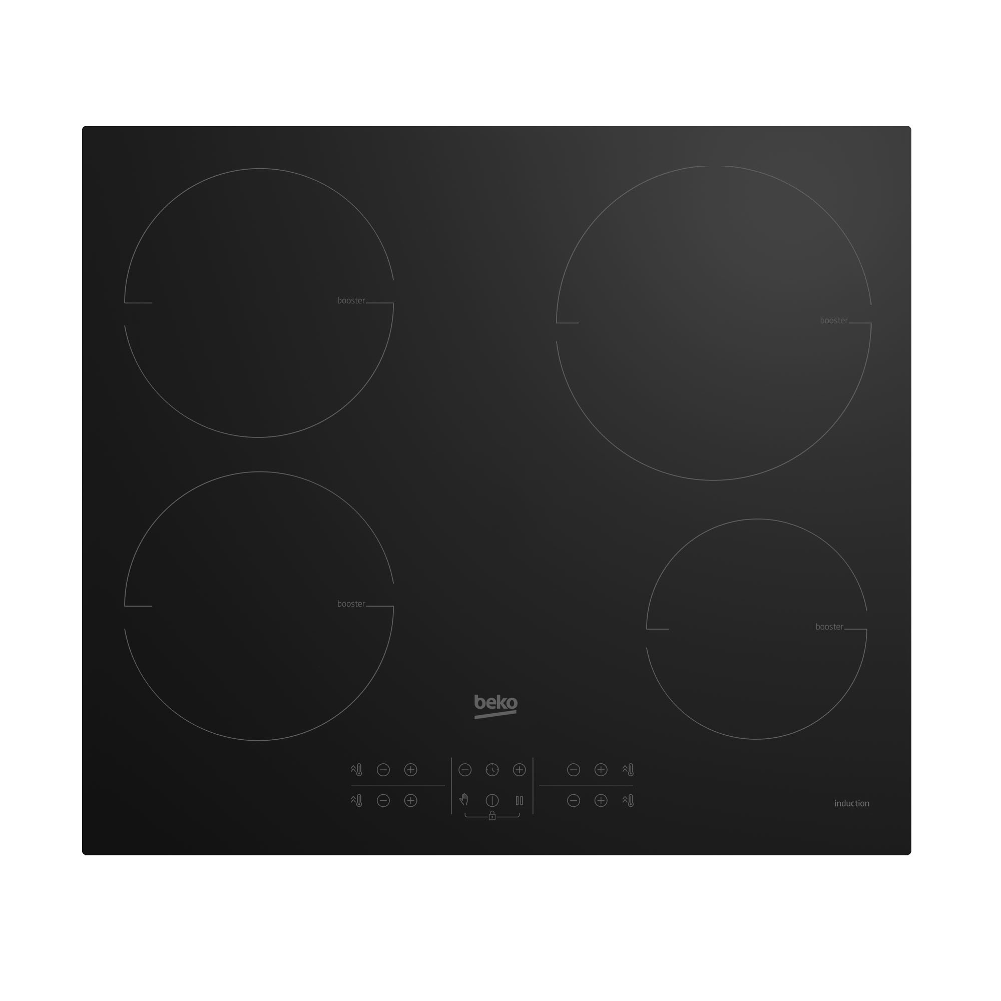 Beko HII64210MT Inductie inbouwkookplaat Zwart aanbieding