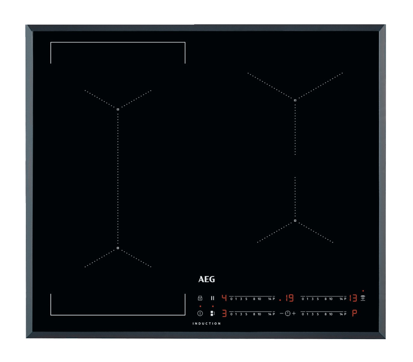 AEG ILB64443FB Inductie inbouwkookplaat Zwart aanbieding