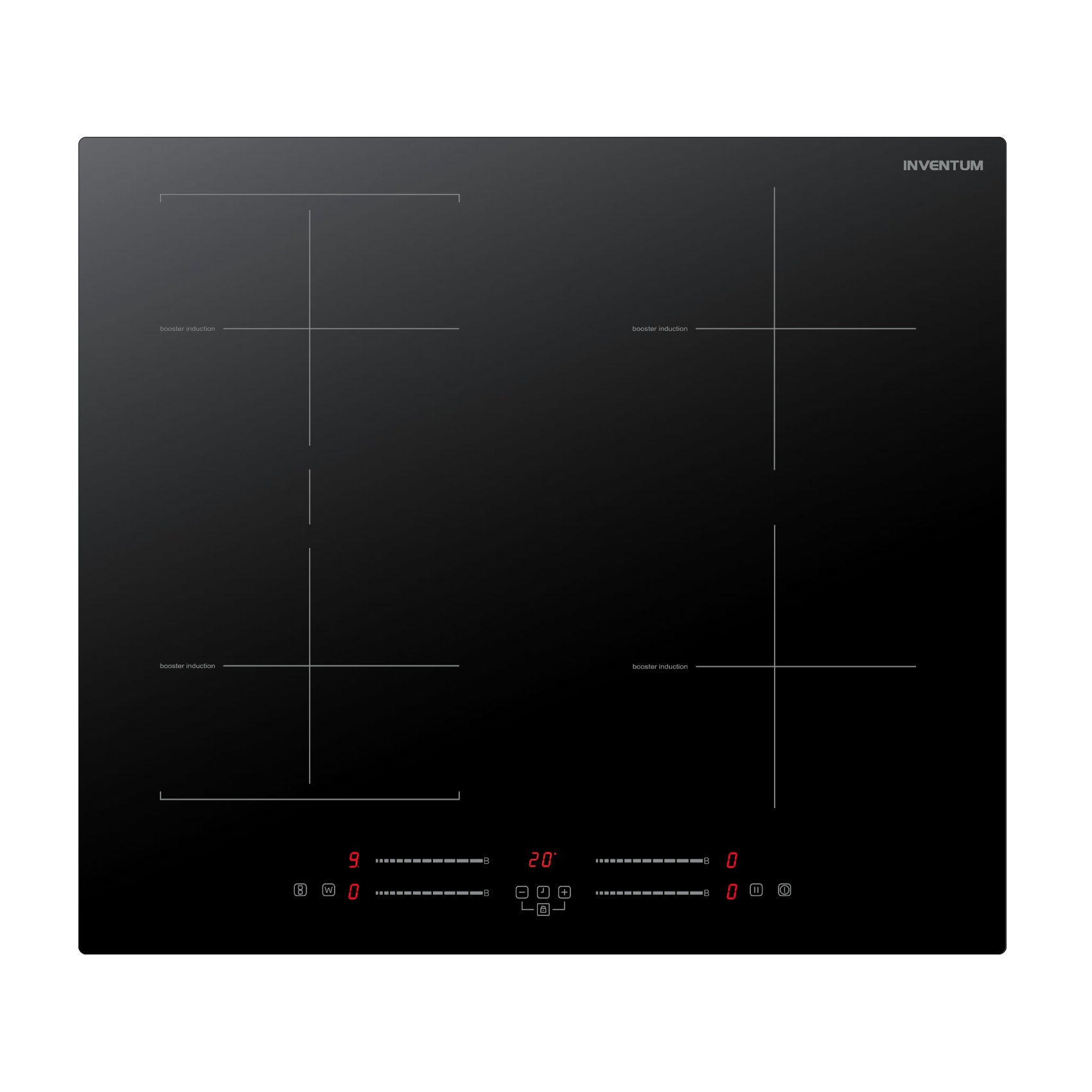 Inventum IKI6035 Inductie inbouwkookplaat Zwart aanbieding