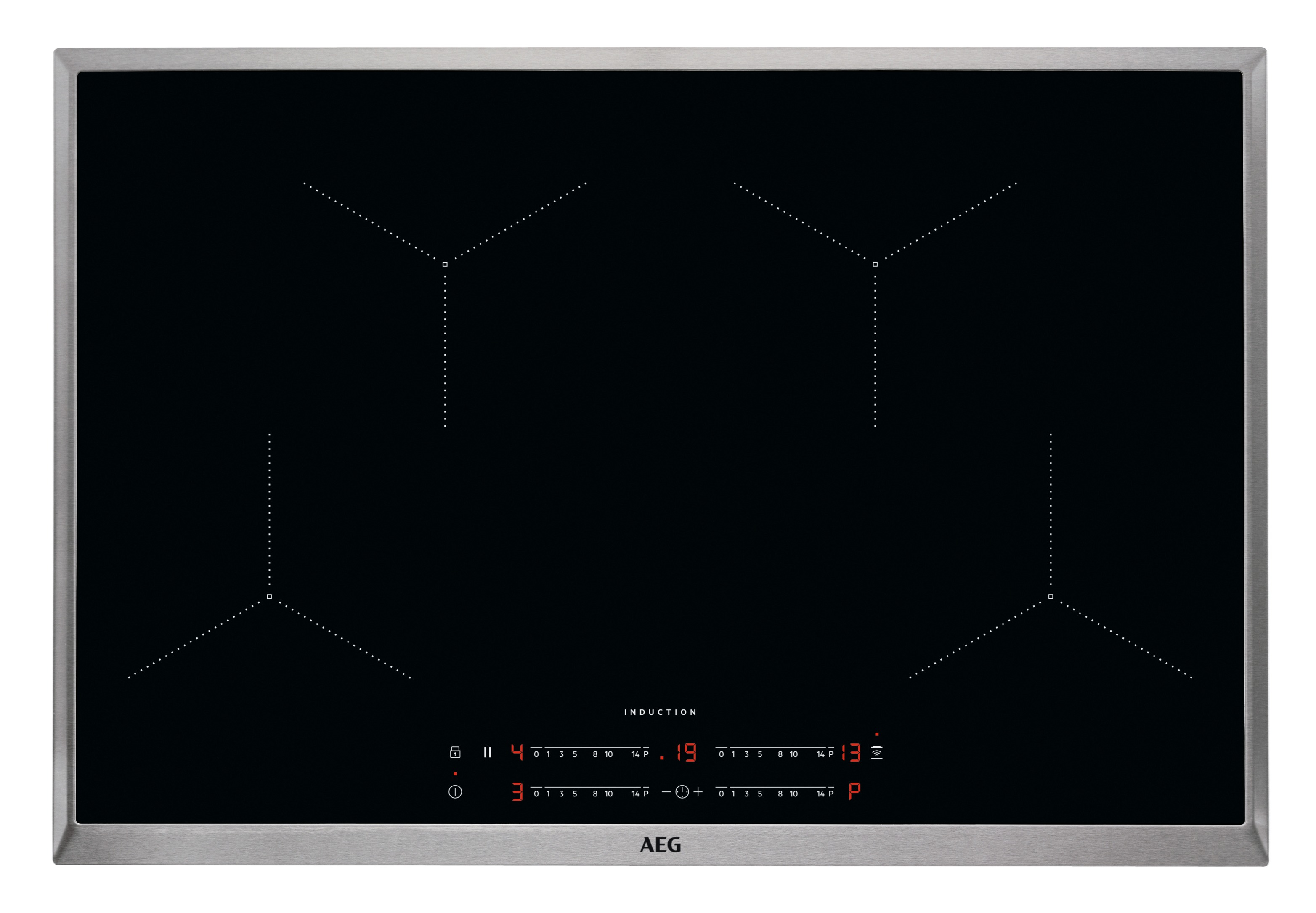 AEG IKB8443SXB Inductie inbouwkookplaat Zwart aanbieding