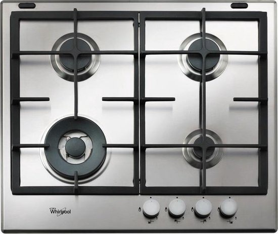 Whirlpool GMA 6422/IX NL Gas inbouwkookplaat Rvs aanbieding