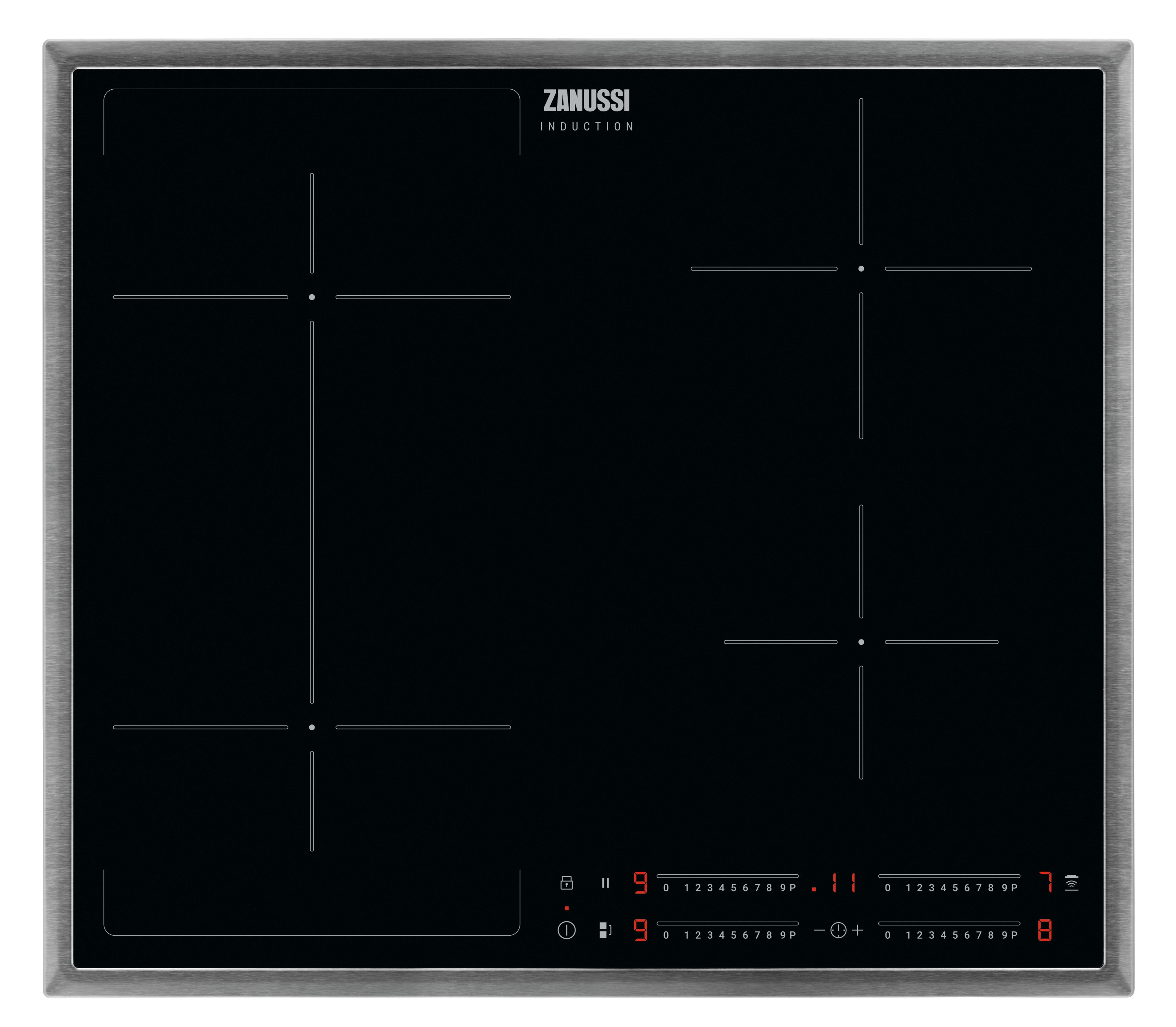 Zanussi ZIFN644X Inductie inbouwkookplaat Zwart aanbieding