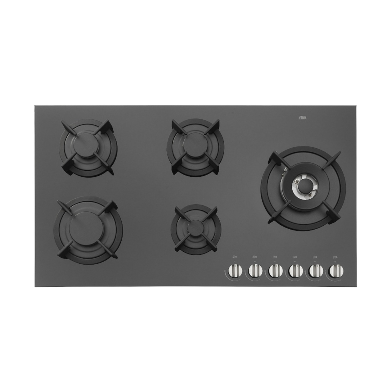 Etna KGGF890ZTA Gas inbouwkookplaat Zwart aanbieding