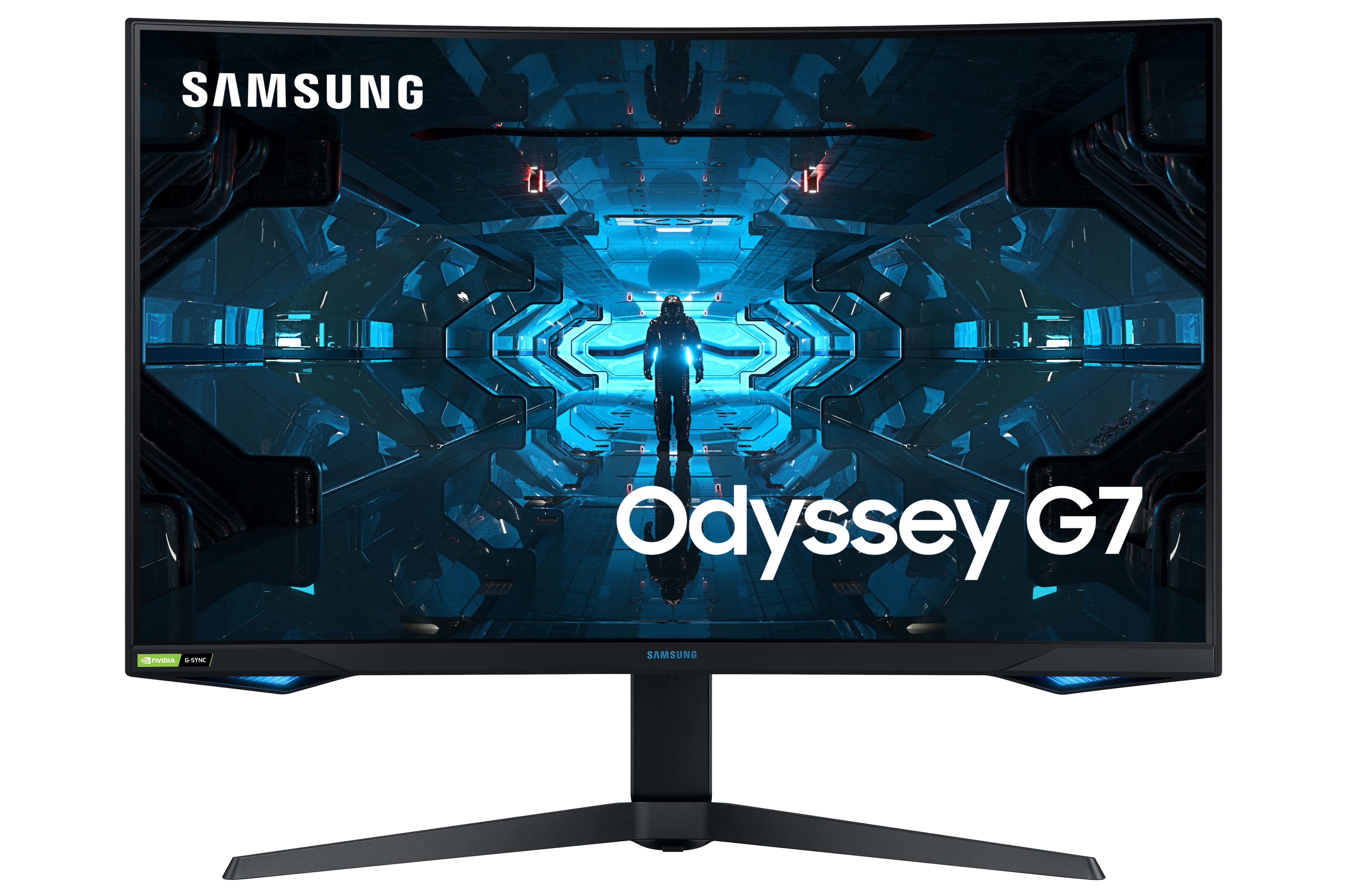 Samsung LC32G75TQSPXEN Monitor Zwart aanbieding