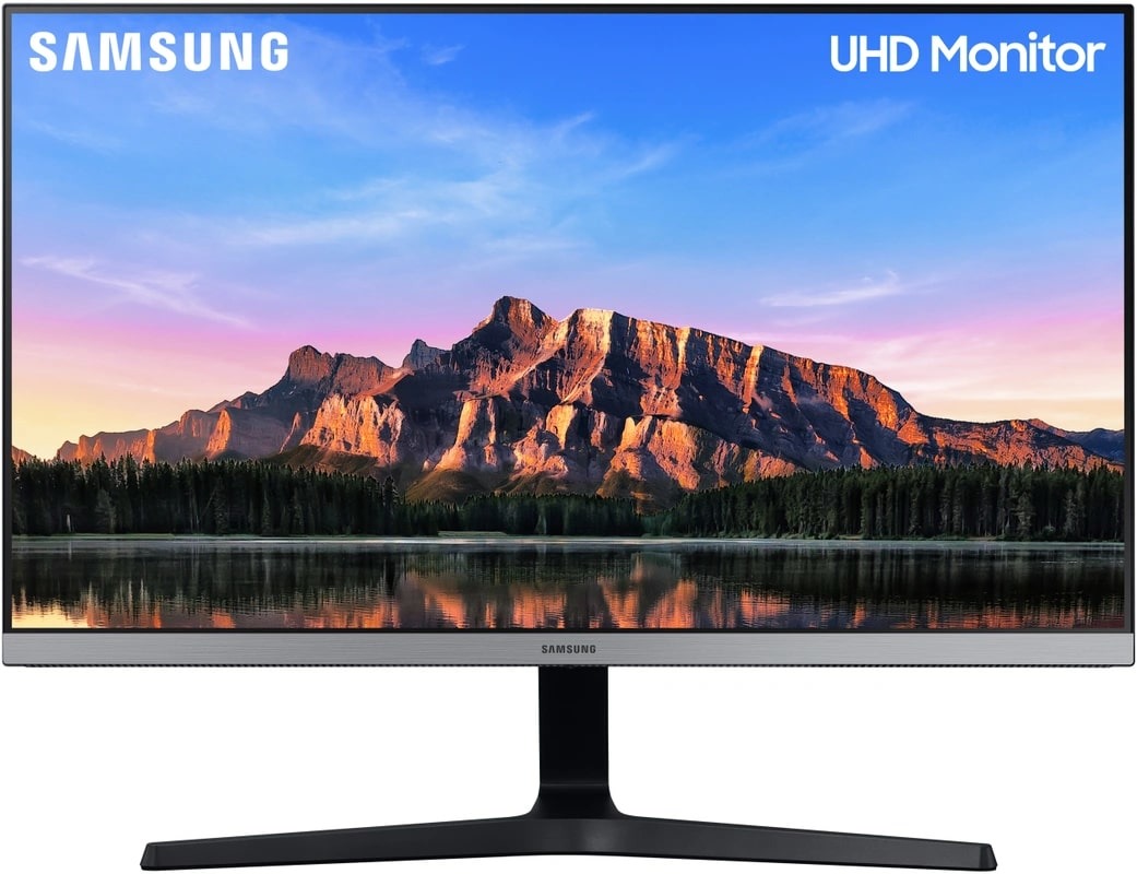Samsung LU28R550UQPXEN Monitor Grijs aanbieding