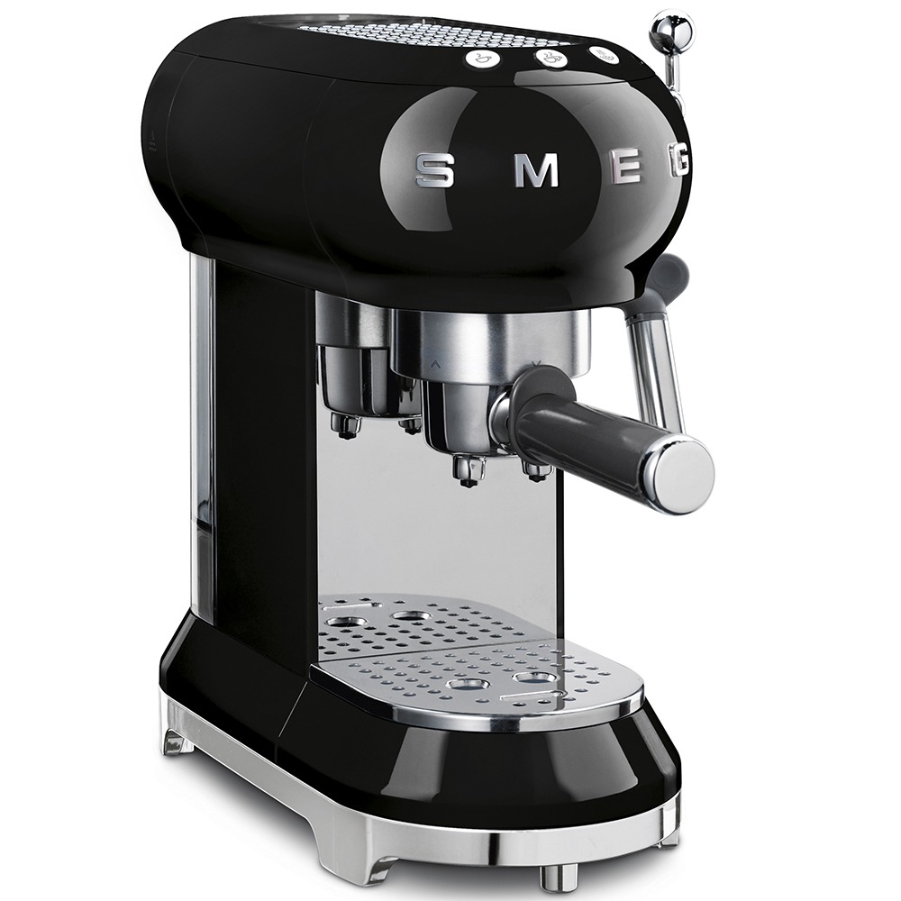Smeg ECF01BLEU Espresso apparaat Zwart aanbieding