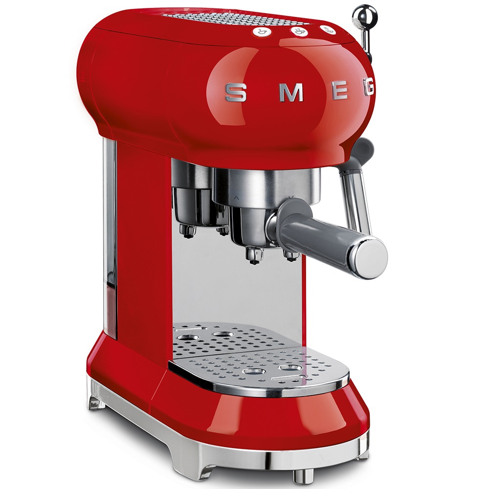 Smeg ECF01RDEU Espresso apparaat Rood aanbieding