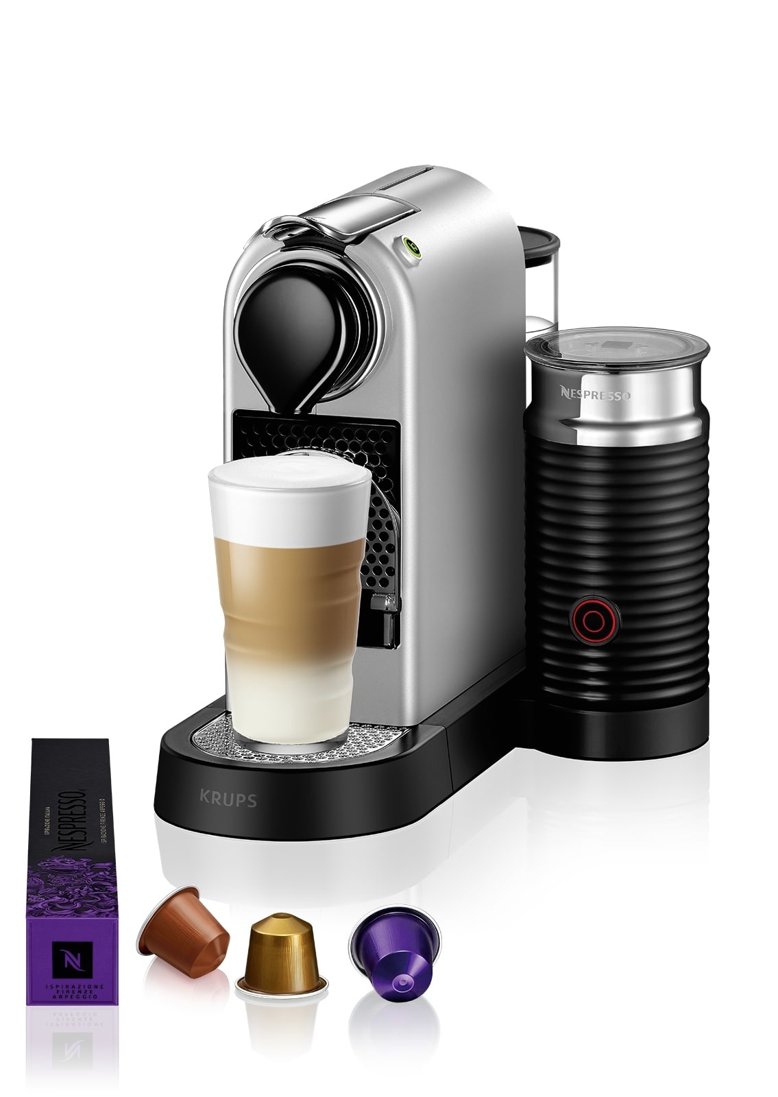 Krups Nespresso XN761B Nespresso Zilver aanbieding